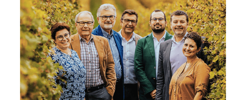 Boscaini family in a vineyard