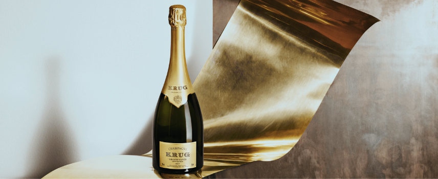 Bottle of Krug Grande Cuvee